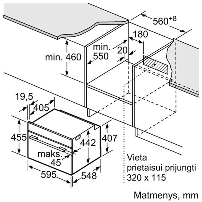 Kahjustatud pakendiga toode. Integreeritav kompaktahi Bosch (mikrolainefunktsiooniga), CMG633BS1 цена и информация | Suured kodumasinad defektiga pakendis | hansapost.ee