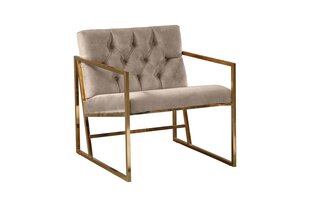 Tugitool Asir Oslo Gold, beež price and information | Armchairs | hansapost.ee