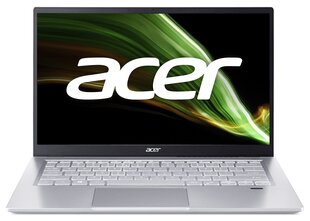 Acer Swift 3 SF314-43|AMD Ryzen 5 5500U (6C/12T, 2.1-4.0 GHz, 8MB)|8 GB DDR4|512 GB M.2 NVMe™ PCIe® 3.0 SSD|IEEE 802.11 a/b/g/n/ac/ax,  Bluetooth 5.2|14" FHD IPS ComfyView LED Backlit Display|Windows 11 Pro|Uuendatud/Renew hind ja info | Sülearvutid | hansapost.ee