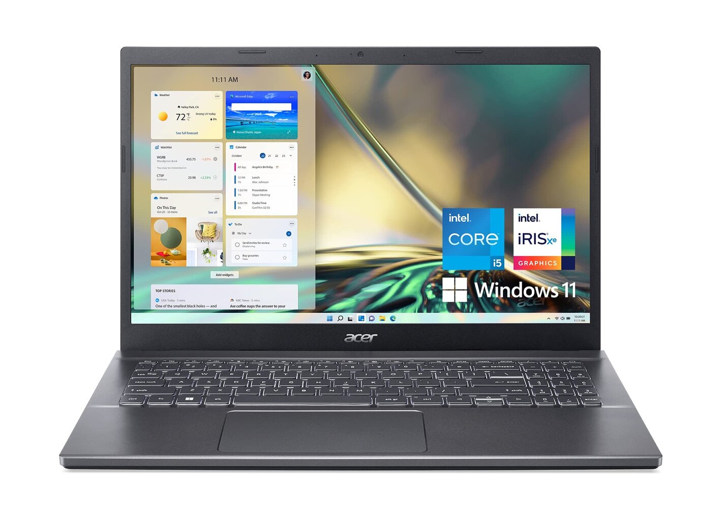 Acer Aspire 5 A515-57 15.6"|Intel Core i7-1255U (10C/12T, 1.2-4.7 GHz, 12MB)|16GB|1TB SSD|15,6", FHD, IPS,|Wi-Fi + BT 5.1|Windows 11 pro|Uuendatud/ Renew цена и информация | Sülearvutid | hansapost.ee