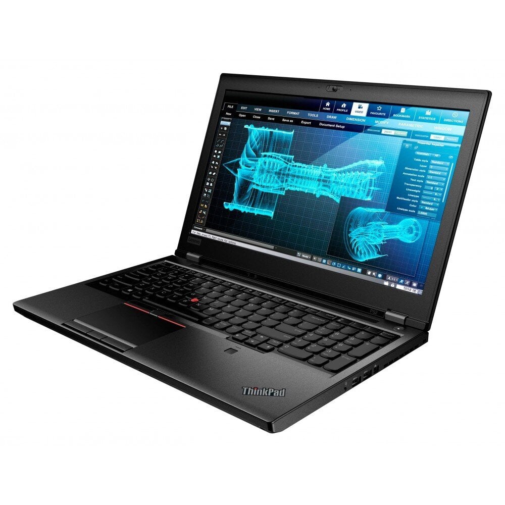 Lenovo ThinkPad P52| Intel Core i7-8850H (6C/12T, 2.6-4.3 GHz, 9MB)| Quadro P2000 4GB | 32 GB DDR4| 256GB SSD M.2 PCIe + 1TB HDD|15.6" (396mm) FHD (1920x1080), anti-glare, LED backlight, WVA, 300 nits|Windows 11 Pro| Uuendatud/Renew hind ja info | Sülearvutid | hansapost.ee