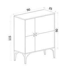 Konsoollaud Asir Celina, valge price and information | Console tables | hansapost.ee