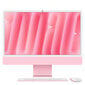 iMac 24” 4.5K Retina, Apple M4 10C CPU, 10C GPU/16GB/256GB SSD/Pink/SWE MWV43KS/A цена и информация | Lauaarvutid | hansapost.ee