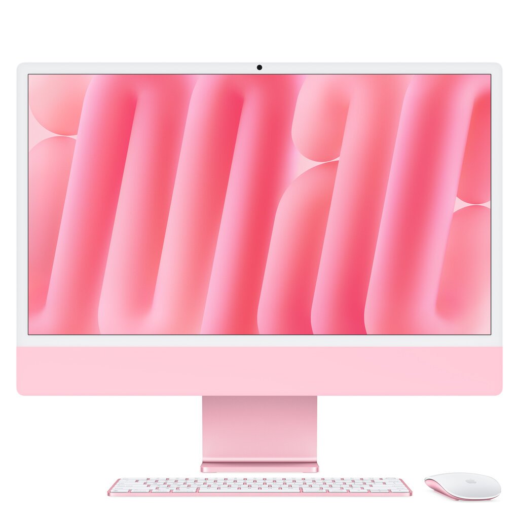 iMac 24” 4.5K Retina, Apple M4 10C CPU, 10C GPU/16GB/512GB SSD/Pink/INT MWV53ZE/A цена и информация | Lauaarvutid | hansapost.ee