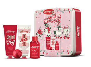 Kinkekomplekt Luxury Christmas sweets, Cocoa &amp; Vanilla: dušigeel, 50 ml + kehakreem, 50 ml + vannipomm, 25 g + kätekreem, 50 ml hind ja info | Dušigeelid, õlid | hansapost.ee