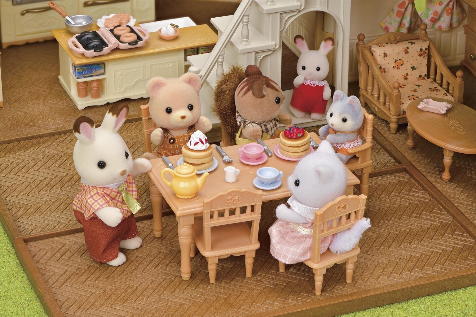 Sylvanian Families mängukomplekt Punase Katusega Maakodu hind ja info | Mänguasjad tüdrukutele | hansapost.ee