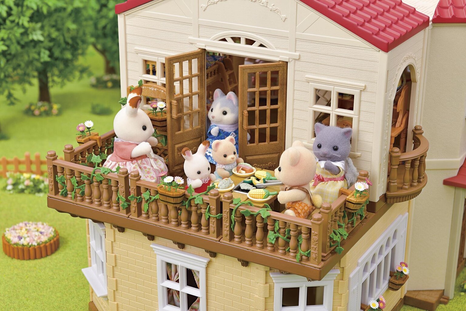 Sylvanian Families mängukomplekt Punase Katusega Maakodu hind ja info | Mänguasjad tüdrukutele | hansapost.ee