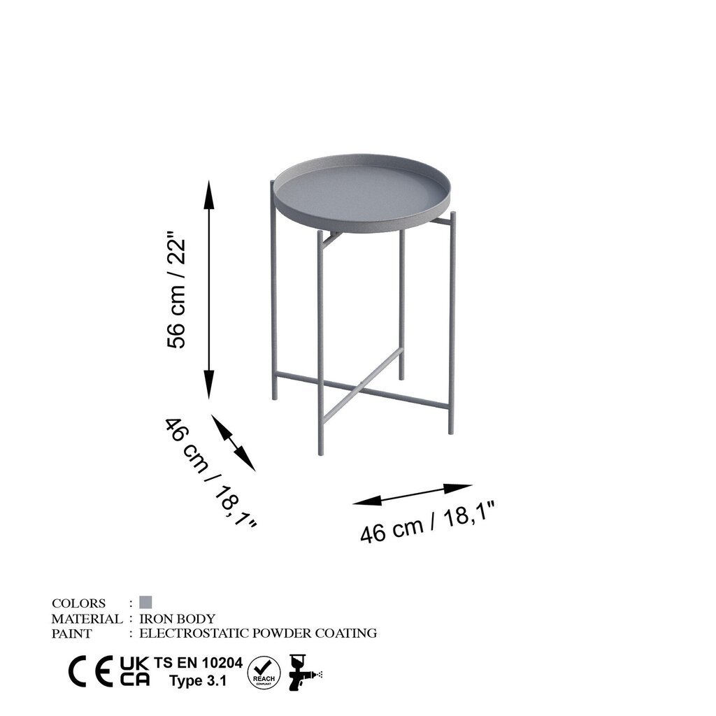 Kohvilaud Asir Shb-007-C, pruun hind ja info | Diivanilauad | hansapost.ee