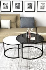 Diivanilaud Asir Bora, valge/must price and information | Coffee tables | hansapost.ee