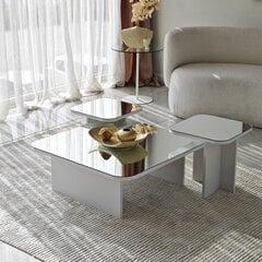 3-osaline kohvilauakomplekt Jazz, valge price and information | Coffee tables | hansapost.ee