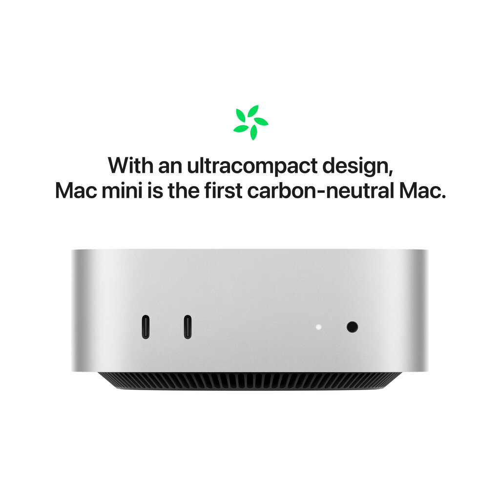 Mac mini Apple M4 10C CPU, 10C GPU/16GB/512GB SSD MU9E3ZE/A hind ja info | Lauaarvutid | hansapost.ee