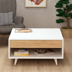 Diivanilaud Asir Silla, pruun/valge price and information | Coffee tables | hansapost.ee