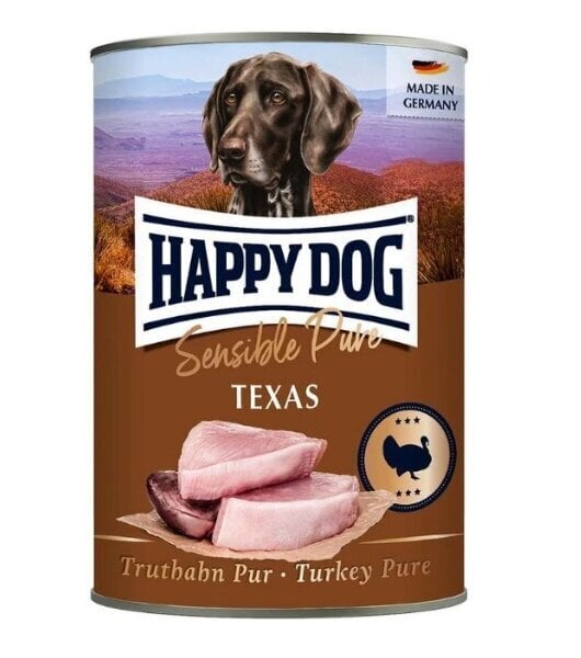 Happy Dog Truthahn Pur kalkuniga, 800 g hind ja info | Koerakonservid | hansapost.ee