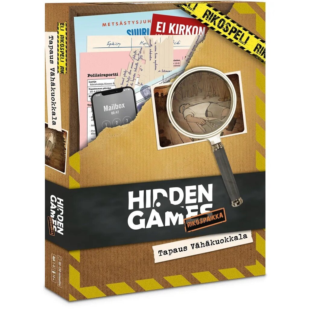 Lauamäng Hidden Games Rikospaikka: Tapaus Vähäkuokkala, FI цена и информация | Lauamängud ja mõistatused perele | hansapost.ee