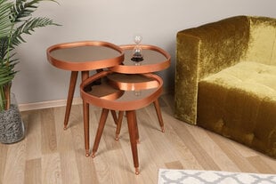 2-osaline kohvilauakomplekt Asir Pizzo, pruun price and information | Coffee tables | hansapost.ee