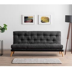 3 vietų sofa-lova Saki - Dark Grey цена и информация | Диваны | hansapost.ee