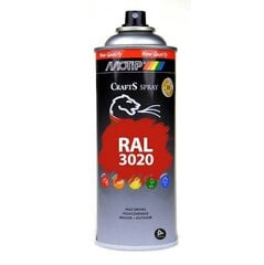 Spreivärv Crafts RAL 3020 liikluspunane läikiv 400ml, Motip hind ja info | Auto värvikorrektorid | hansapost.ee