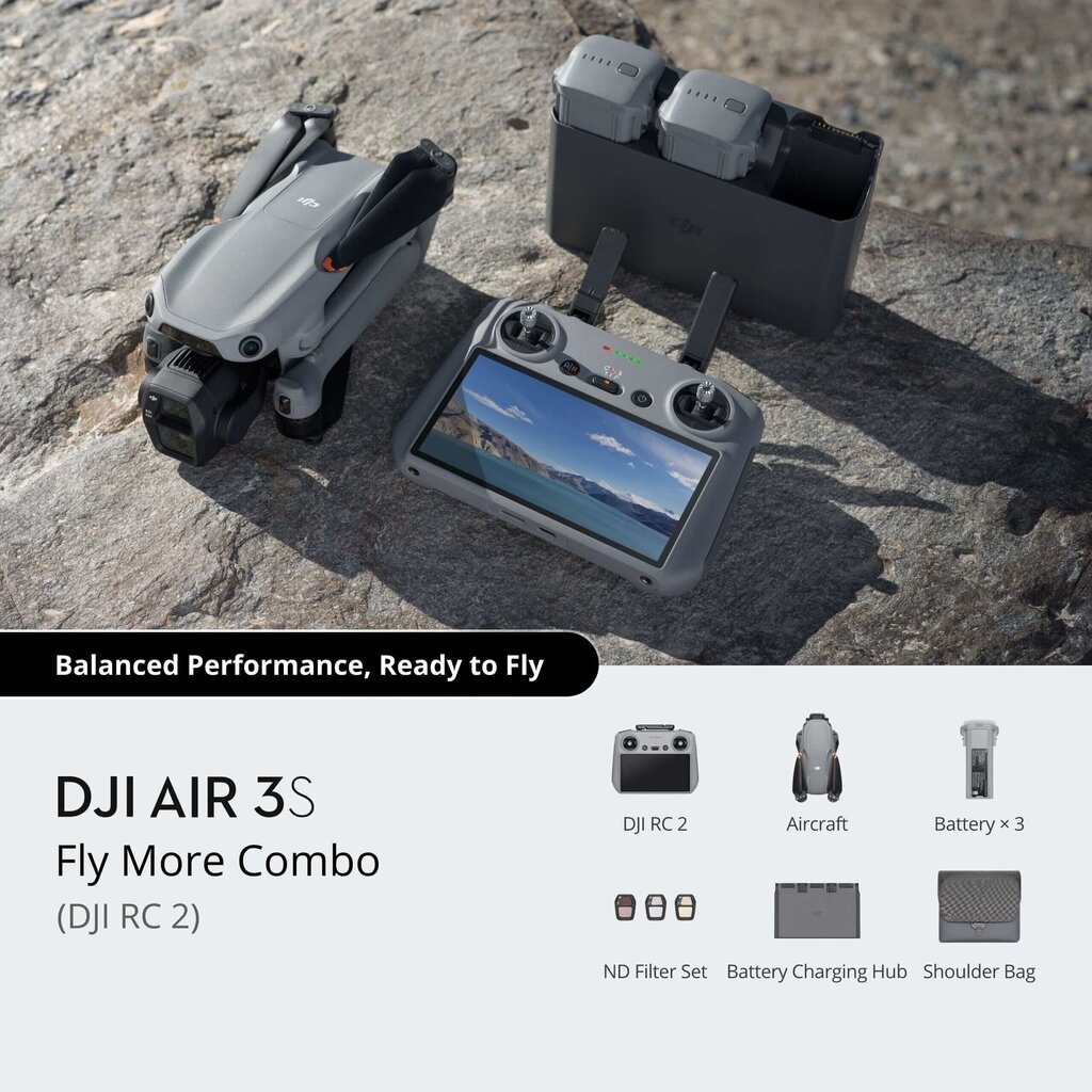 DJI Air 3S Fly More Combo hind ja info | Droonid | hansapost.ee