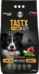 Biofeed Tasty Dogs Life сухой корм для собак средних и крупных пород с курицей, 12 кг цена и информация | Сухой корм для собак | hansapost.ee