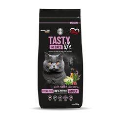 Biofeed kuivtoit kassile Tasty Cats Life Sterilised Rabbit, 1,5kg hind ja info | Kassi kuivtoit ja kassikrõbinad | hansapost.ee