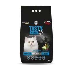 Biofeed kuivtoit kassile Tasty Cats Life Hairball Salmon, 8kg price and information | Dry cat food and cat crackers | hansapost.ee