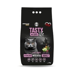 Biofeed kuivtoit kassile Tasty Cats Life Sterilised Rabbit, 8kg price and information | Dry cat food and cat crackers | hansapost.ee