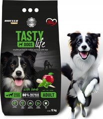 Biofeed Tasty Dogs Life сухой корм для собак средних и крупных пород с бараниной, 12 кг цена и информация | Сухой корм для собак | hansapost.ee