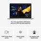 MacBook Pro 14" Apple M4 Pro 12C CPU, 16C GPU/24GB/512GB SSD/Silver/RUS MX2E3RU/A hind ja info | Sülearvutid | hansapost.ee