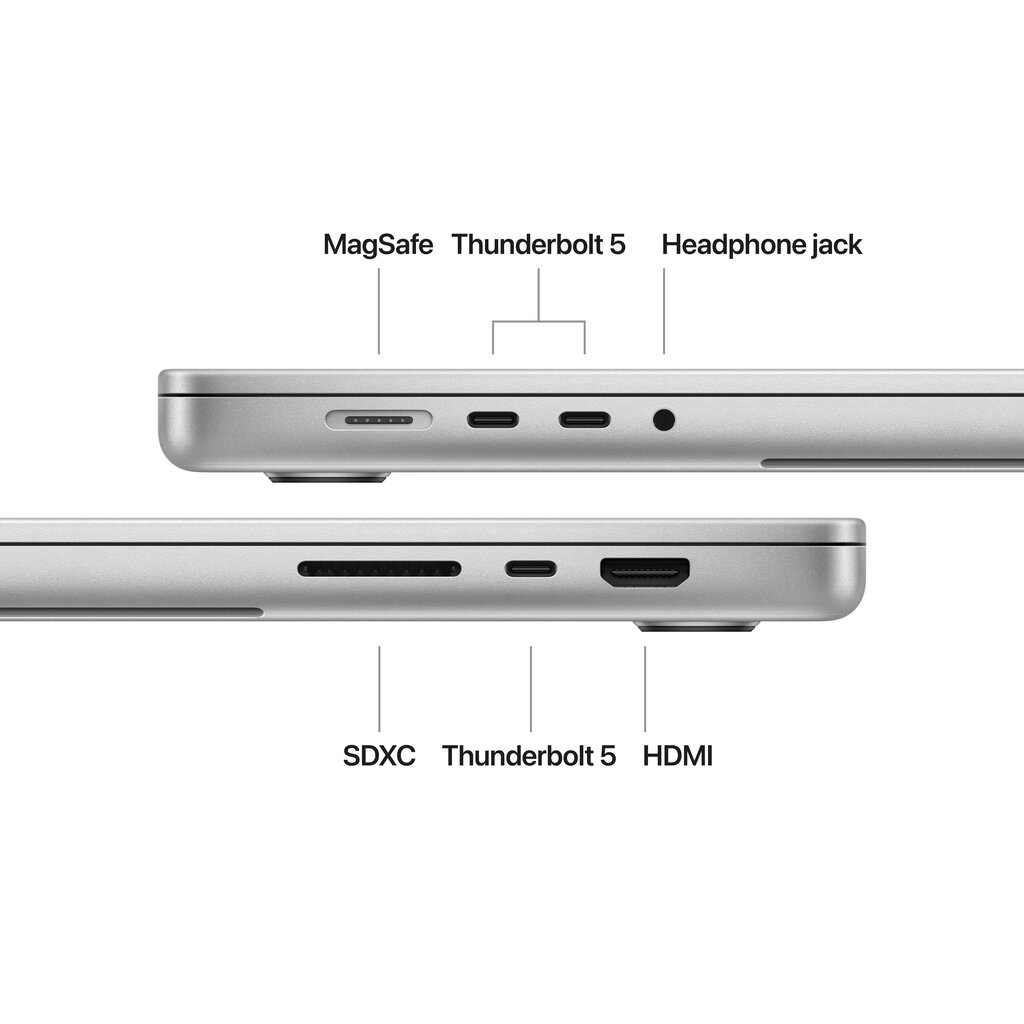 MacBook Pro 16" Apple M4 Pro 14C CPU, 20C GPU/24GB/512GB SSD/Silver/RUS MX2T3RU/A цена и информация | Sülearvutid | hansapost.ee