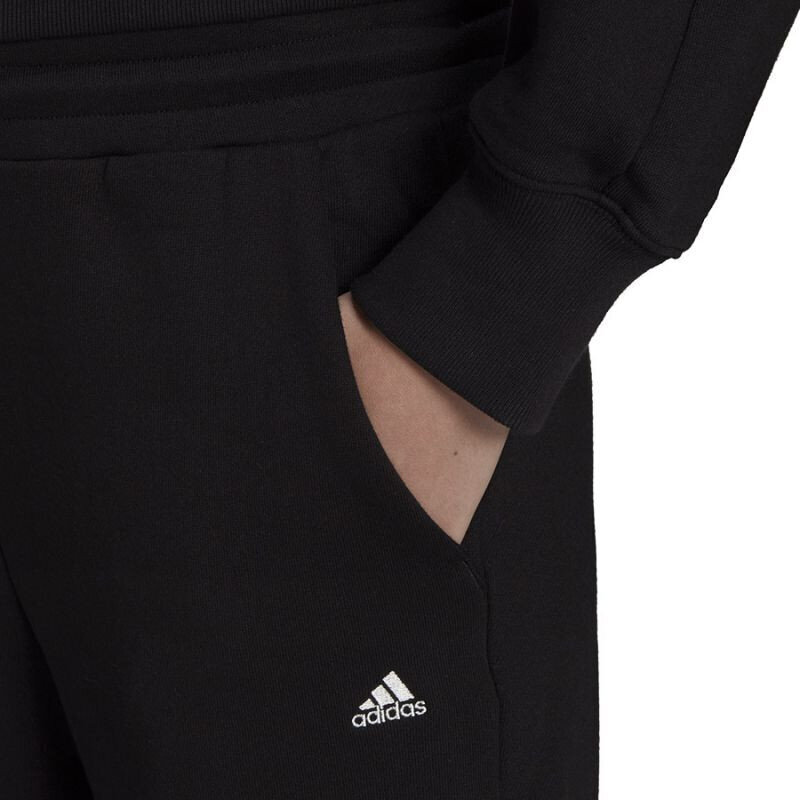 Meeste dressipüksid Adidas 3 Stripes Tapered M H47786, mustad цена и информация | Spordiriided meestele | hansapost.ee