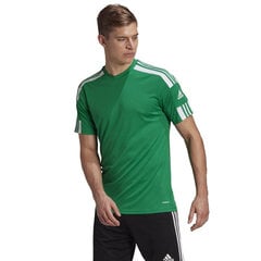 Мужская футболка Adidas Squadra 21 JSY M GN5721, зеленая цена и информация | Мужские футболки | hansapost.ee