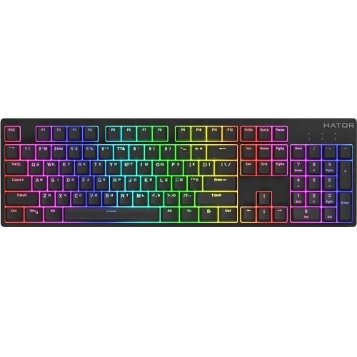 Hator HTK-715 Rockfall 2 Mecha Wired gaming keyboard EN|UA|RU hind ja info | Klaviatuurid | hansapost.ee