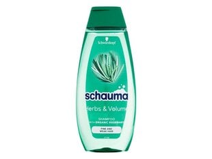 Šampoon Schwarzkopf Schauma Herbs & Volume, 400 ml price and information | Shampoos | hansapost.ee