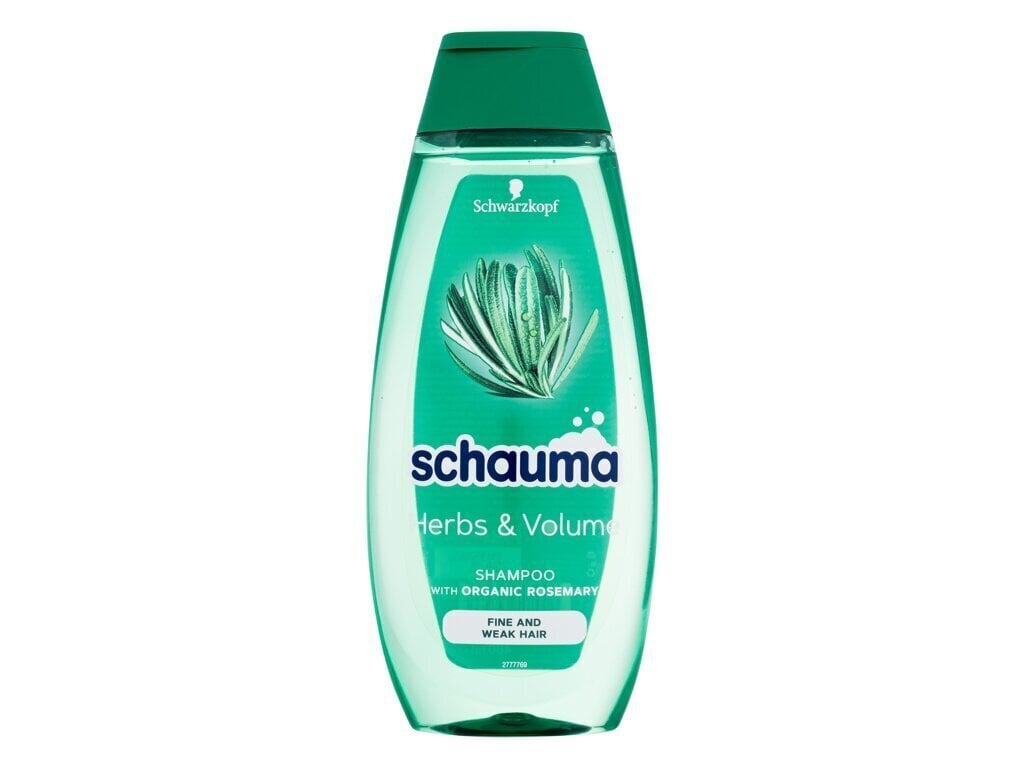 Šampoon Schwarzkopf Schauma Herbs & Volume, 400 ml цена и информация | Šampoonid | hansapost.ee