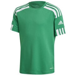 Футболка для мальчиков Adidas Squadra 21 JSY Y Jr GN5743, зеленая цена и информация | Рубашки для мальчиков | hansapost.ee