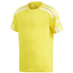 Футболка детская Adidas Squadra 21 JSY Y Jr GN5744, желтая цена и информация | Рубашки для мальчиков | hansapost.ee