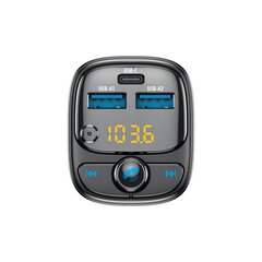 Forever FM transmitter Bluetooth TR-370 black цена и информация | FM-модуляторы | hansapost.ee