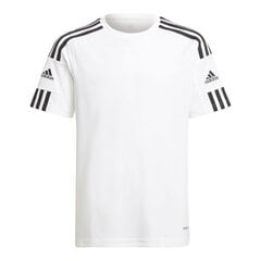 Футболка детская Adidas Squadra 21 Jr GN5740, белая цена и информация | Рубашки для мальчиков | hansapost.ee