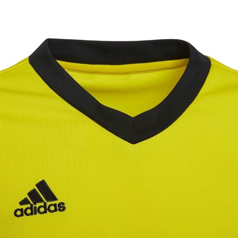 Laste T-särk Adidas Entrada 22 Jersey HI2127, kollane цена и информация | Jalgpalli varustus ja riided | hansapost.ee