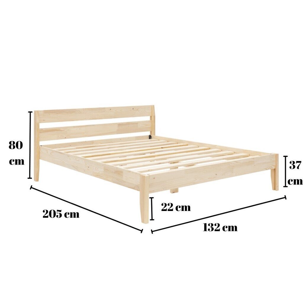 Voodi Asir Venus 120x200 cm, pruun hind ja info | Voodid | hansapost.ee