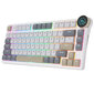 ROYAL KLUDGE N80 Pearly Dawn, Red Switch, US hind ja info | Klaviatuurid | hansapost.ee