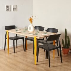 Söögilaud Asir Pineios, kollane price and information | Kitchen tables, dining tables | hansapost.ee