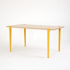 Söögilaud Asir Pineios, kollane price and information | Kitchen tables, dining tables | hansapost.ee