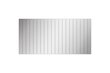 Peegel Asir Rectangular Stripe, 100x40 cm, hõbedane цена и информация | Peeglid | hansapost.ee