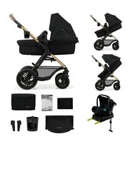 Универсальная коляска Kinderkraft Moov 2 Air 4 in 1, Pure Black цена и информация | Коляски | hansapost.ee