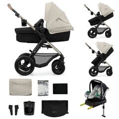 Универсальная коляска Kinderkraft Moov 2 Air 4in1, Moonlight Grey цена и информация | Коляски | hansapost.ee