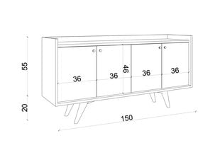 Konsoollaud Asir Bled, hall price and information | Console tables | hansapost.ee