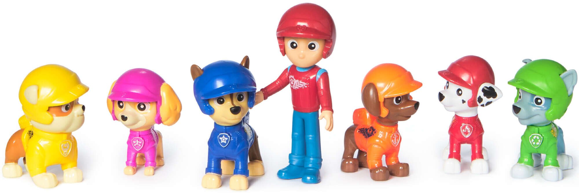 Figuurikomplekt Paw Patrol 7in1 Rescue Wheels Ryder ja kutsikad hind ja info | Mänguasjad tüdrukutele | hansapost.ee