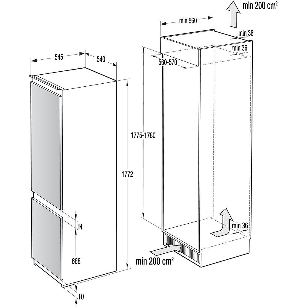 Gorenje 743273 цена и информация | Külmkapid-külmikud | hansapost.ee