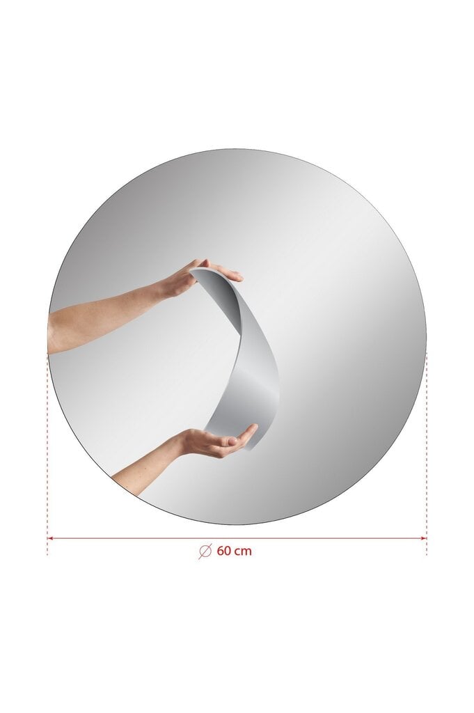 Peegel LED valgustusega Asir Round, 60 cm, valge hind ja info | Peeglid | hansapost.ee